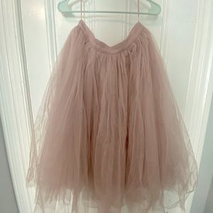 Mauve Little Mistress tutu skirt, knee length, size 8